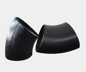 中国 衛生構造の炭素鋼の管付属品 BW 45 度の肘/CS の管付属品 サプライヤー