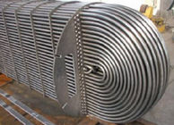 冷凍のための水によって冷却される蒸化器のステンレス鋼のU字型チューブの熱交換の管