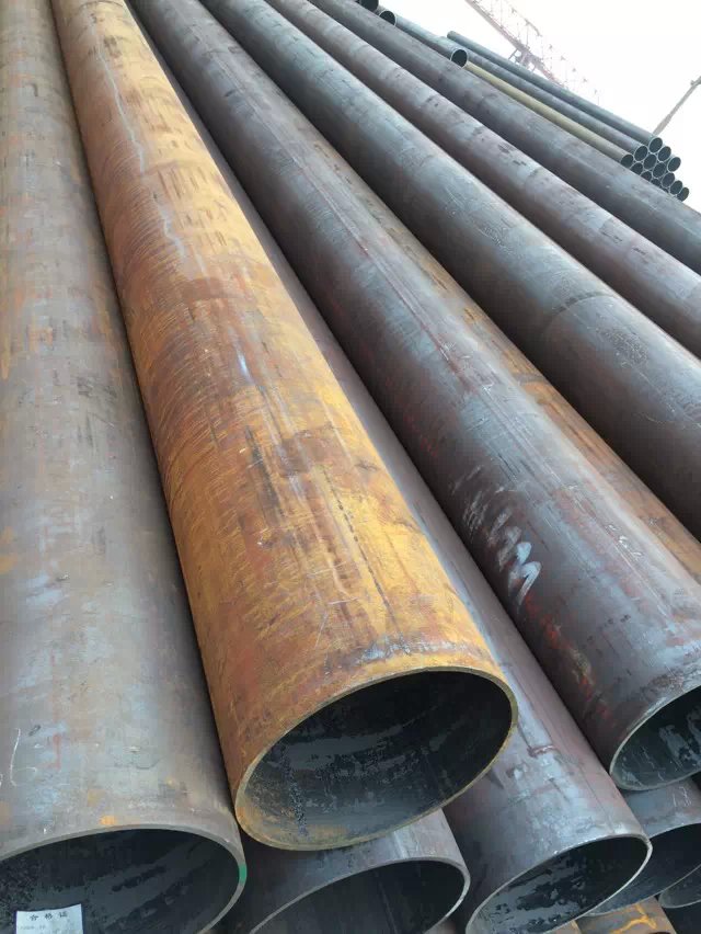 Q195 Q235 ERWの石油のための黒い鋼管の大口径の溶接された鋼鉄ガス管